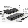 PORT CONNECT Cestovní dokovací stanice USB-C, 2×4K, 7portů, PD100W