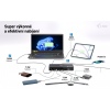 i-tec Thunderbolt 5 Triple Display Docking Station, M.2 slot, 6x USB, 2.5 GLAN, Power Delivery 140W