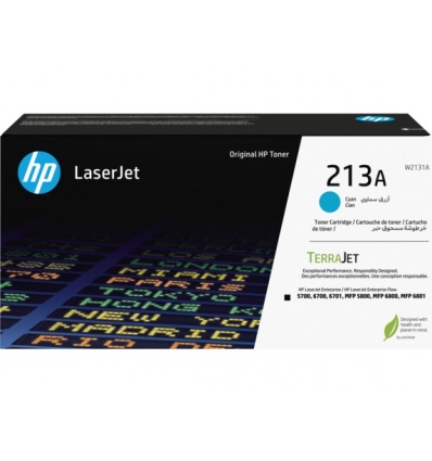 HP W2131A, cyan toner.&nbsp;kazeta HP LaserJet 213A