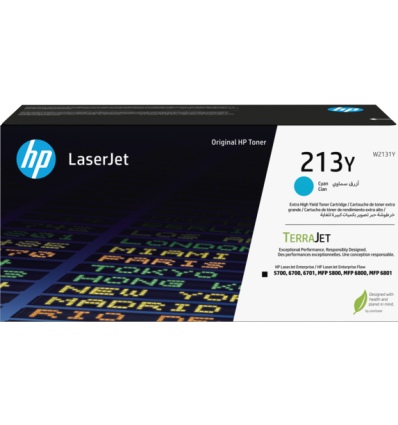 HP W2131Y, cyan toner.&nbsp;kazeta HP LaserJet 213Y