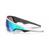 Meta Oakley Vanguard prizm sapphire lenses, white frame