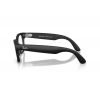 Meta Ray-Ban Gen2 Wayfarer, Matte Black, Clear (Large)