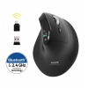 PORT CONNECT ERGO AUDITOR/Vertikální/Optická/Pro praváky/4 800 DPI/USB+BT/Černá