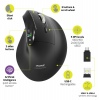 PORT CONNECT ERGO AUDITOR/Vertikální/Optická/Pro praváky/4 800 DPI/USB+BT/Černá