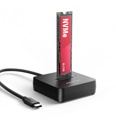 AXAGON ADSA-M2C11L, USB-C 10Gbps dokovací stanice pro 1× M.2 NVMe SSD