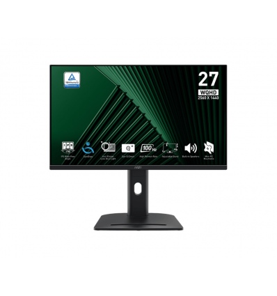 MSI Pro/MP275QPG/27"/IPS/QHD/100Hz/1ms/Black/2R