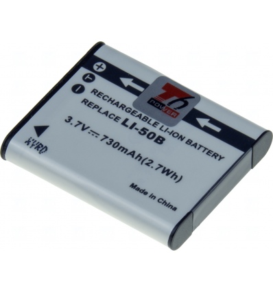 Baterie T6 Power Li-50B, D-Li92, DB-100, VW-VBX090, NP-150, LB-050, LB-052, GB-50A
