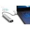 i-tec USB-C/USB-A Metal HUB 6 port (3x USB-C, 3x USB-A), LAN, Power Delivery 85W