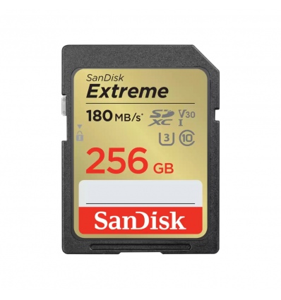SanDisk Extreme/SDXC/256GB/UHS-I U3 / Class 10