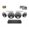 iGET HGNVK88604 - Kamerový MegaHD 6K PoE SMART set, 8CH NVR + 4xIP 6K kamera, zvuk, AI detekce