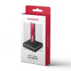AXAGON ADSA-M2C11, USB-C 10Gbps dokovací stanice pro 1× M.2 NVMe/SATA SSD
