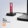 AXAGON ADSA-M2C11L, USB-C 10Gbps dokovací stanice pro 1× M.2 NVMe SSD