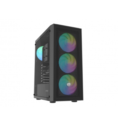 PC skříň Fury SHOBO SH8F, ARGB , Midi Tower, Černá