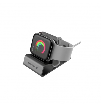 SW HLINÍKOVÝ STOJÁNEK PRO iWATCH ŠEDÝ