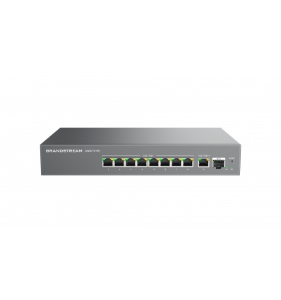 Grandstream GWN7721PE L2 Lite managed 2,5G switch, 8x 2.5GbE, 1x 10G, 1x SFP+, PoE++