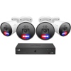 iGET HGNVK88604 - Kamerový MegaHD 6K PoE SMART set, 8CH NVR + 4xIP 6K kamera, zvuk, AI detekce