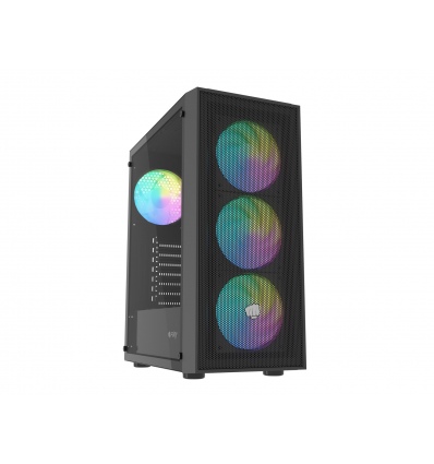PC skříň Fury SHOBO SH8F, ARGB , Midi Tower, Černá