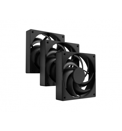 Ventilátor FURY SAI S12 PWM, 3-Pack, Černý