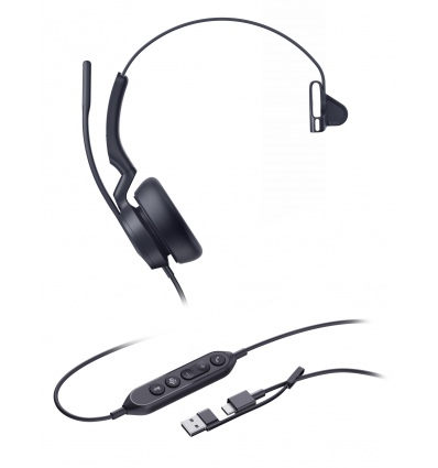 Yealink UH46 Mono USB-C/A, náhlavní souprava