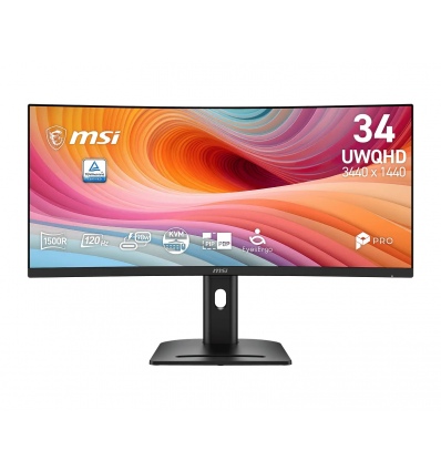 MSI Pro/MP341CQPHG E12/34"/VA/UWQHD/120Hz/4ms/Černá/3R