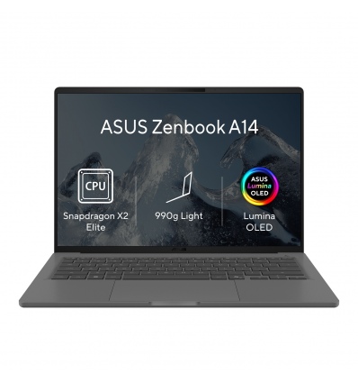 ASUS Zenbook A14 OLED/UX3407NA-OLED205W/SD-X2E-88-100/14"/WUXGA/32GB/512GB/Adreno/W11H/Gray/2R