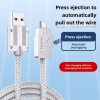PremiumCord USB-C kabel s tlačítkem pro odpojení