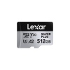 Lexar 512GB H-P Silver Plus microSDHC s adp C10 A2