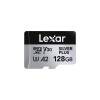 Lexar 128GB H-P Silver Plus microSDHC s adp C10 A2