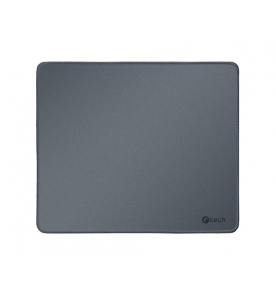 Podložka pod myš C-TECH MP-01, šedá, 320x270x4mm, obšité okraje