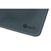 Podložka pod myš C-TECH MP-01, šedá, 320x270x4mm, obšité okraje