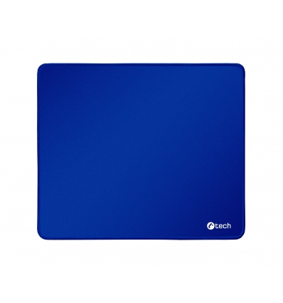 Podložka pod myš C-TECH MP-01, modrá, 320x270x4mm, obšité okraje