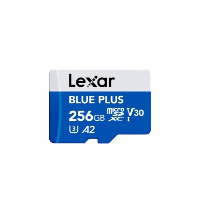 Lexar 256GB Blue Plus microSDHC adp C10 A2