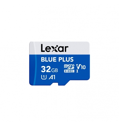 Lexar 32GB Blue Plus microSDHC s adp C10 A1