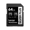 Lexar 64GB Pro SILVER PLUS SDXC C10 V30 U3