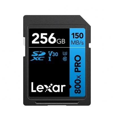 Lexar 256GB Pro 800x Pro SDXC C10 V30 U3