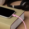 Beats USB-A / USB-C Woven Cable (1.5m)- Power Pink