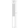 Wristband - HC100 Cartridge, Polypropylen, DT, 25,4x279,4mm, 200/roll