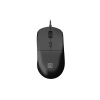 Natec laserová myš HAWK 2/Kancelářská/Laserová/2 400 DPI/Drátové USB-A/Černá