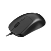 Natec laserová myš HAWK 2/Kancelářská/Laserová/2 400 DPI/Drátové USB-A/Černá