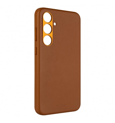 Kryt FIXED MagLeather MagSafe Galaxy S24+, hnědý