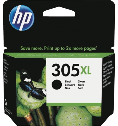 HP 305XL černa inkoustová&nbsp; kazeta, 3YM62AE