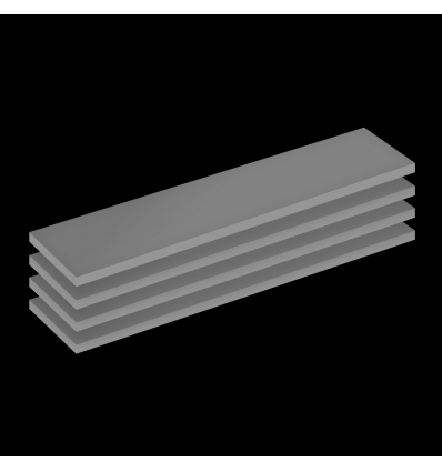 ARCTIC Thermal pad TP-4 (120x20mm, 1.5mm - 4 Pack) - prémiová teplovodivá podložka pod chladič balen