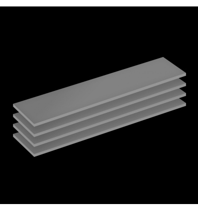 ARCTIC Thermal pad TP-4 (120x20mm, 1.0mm - 4 Pack) - prémiová teplovodivá podložka pod chladič balen