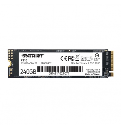 PATRIOT P310/240GB/SSD/M.2 NVMe/5R