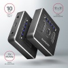 AXAGON ADSA-M2C, USB-C 10Gbps dokovací stanice pro 2× M.2 NVMe SSD s funkcí klonování