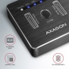 AXAGON ADSA-M2C, USB-C 10Gbps dokovací stanice pro 2× M.2 NVMe SSD s funkcí klonování