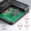 AXAGON ADSA-M2C, USB-C 10Gbps dokovací stanice pro 2× M.2 NVMe SSD s funkcí klonování