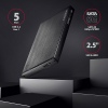 AXAGON EE25-XA6, USB 5Gbps - SATA 6G, 2.5" kovový ALINE box