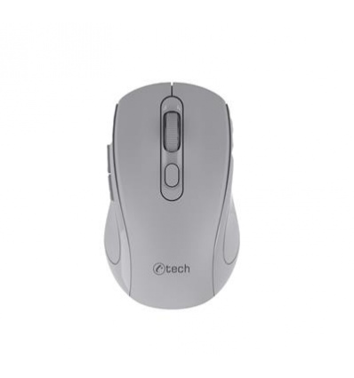 Myš C-TECH WLM-12, BT5.0 + 2,4GHz, šedá