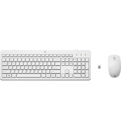 HP 230 klávesnice a myš/bezdrátová/white HUN